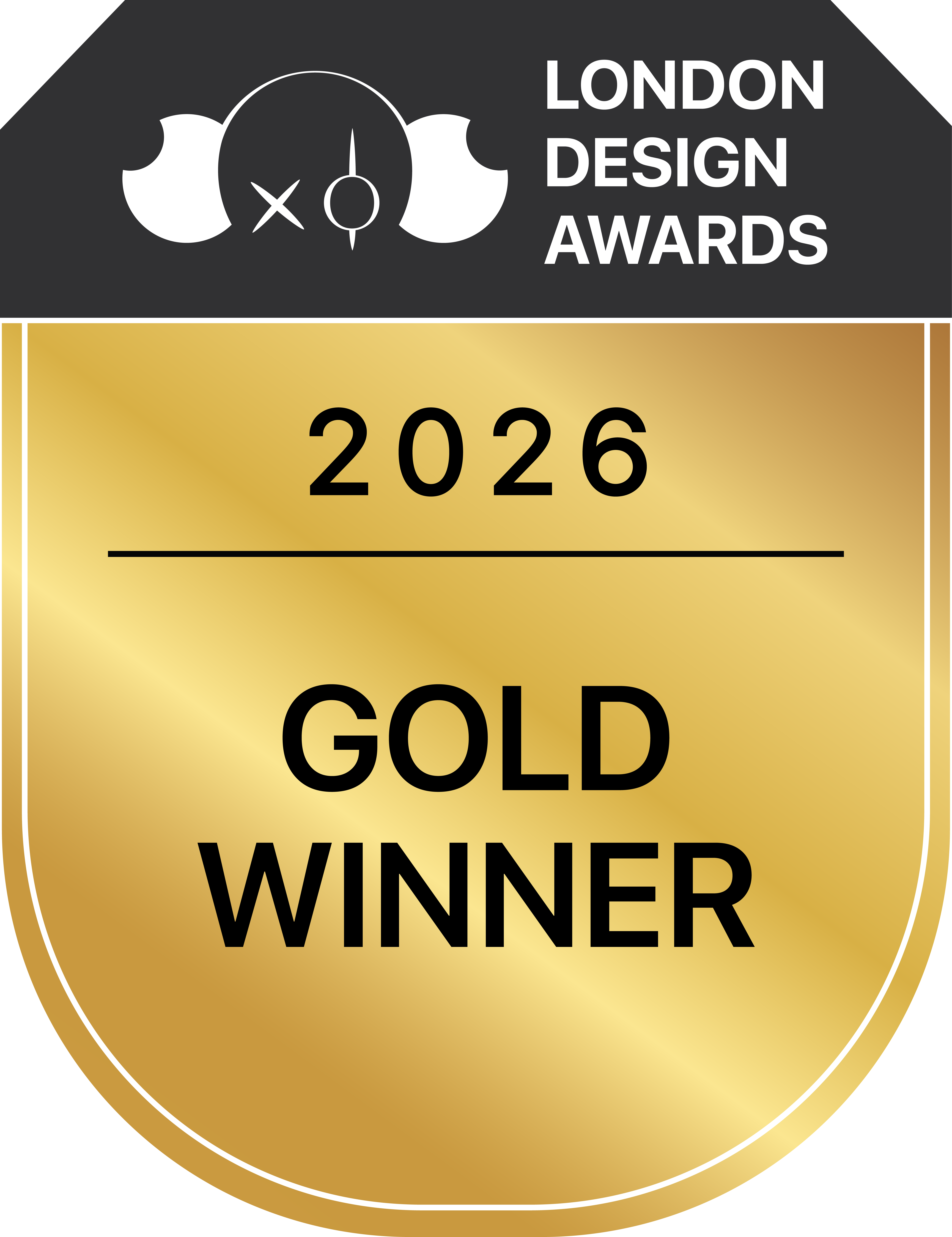 伦敦设计奖 金奖 · Gold